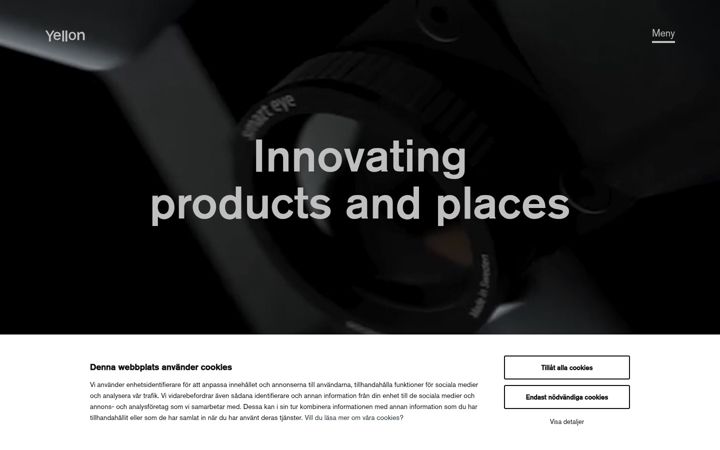 Screenshot of yellon.se
