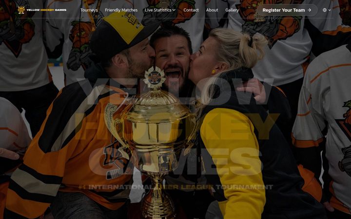 Screenshot ta' yellowhockeygames.com