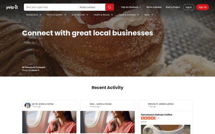 Screenshot of yelp.my