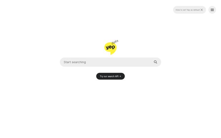 Captura de pantalla de yep.com