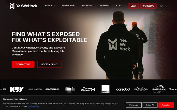 Képernyőkép: yeswehack.com