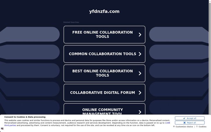 Ekrano kopija yfdnzfa.com