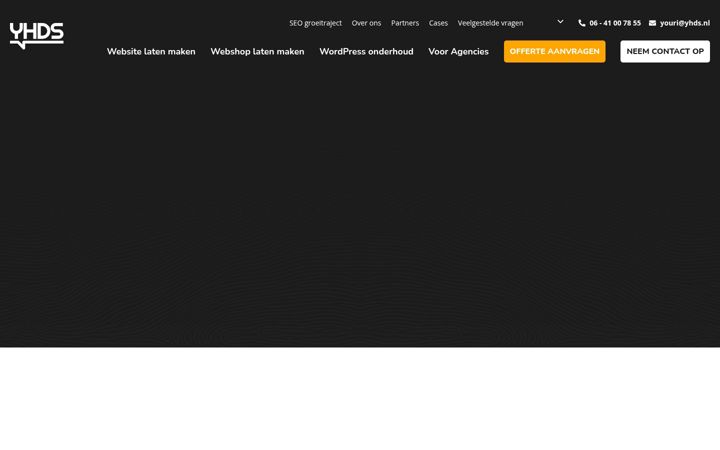 Screenshot stránky yhds.nl