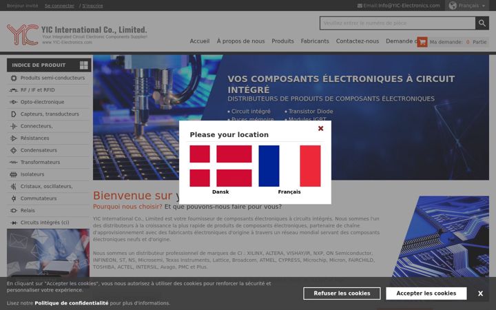 Screenshot di yic-electronics.fr