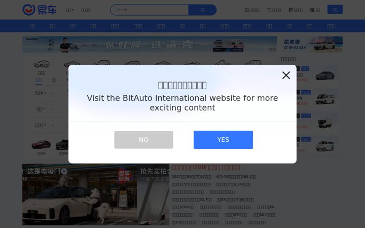 Screenshot von yiche.com