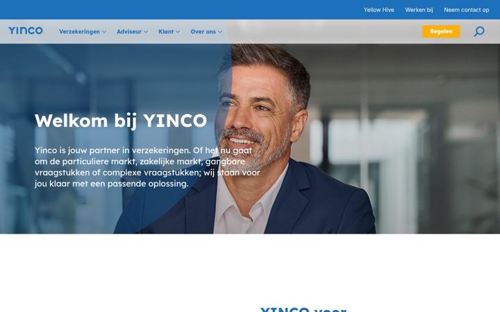 Ekraanipilt saidist yinco.nl