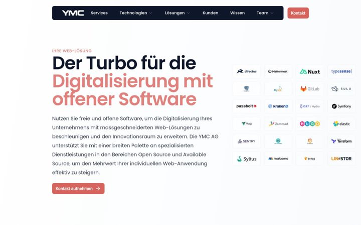 Screenshot of ymc.services