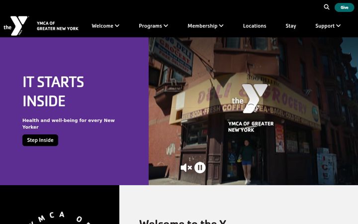 Screenshot of ymcanyc.org