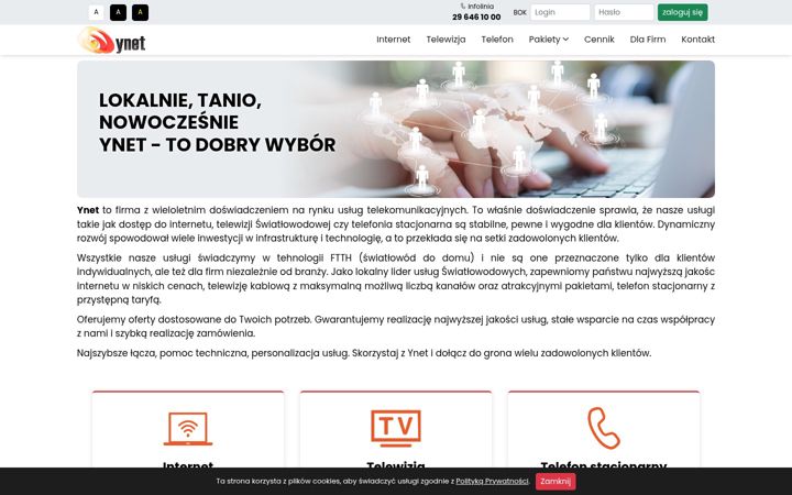 Screenshot van ynet.pl