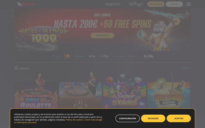 Screenshot of yocasino.es