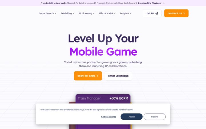 Екранна снимка на yodo1.com