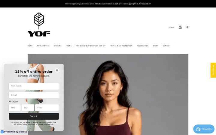 Screenshot of yofathletica.com