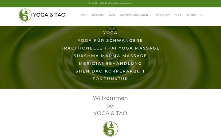 Zrzut ekranu yoga-und-tao.de