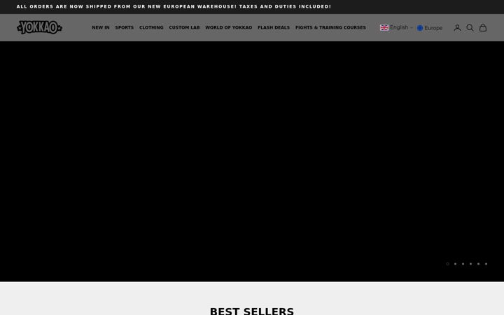 Screenshot of yokkao.com