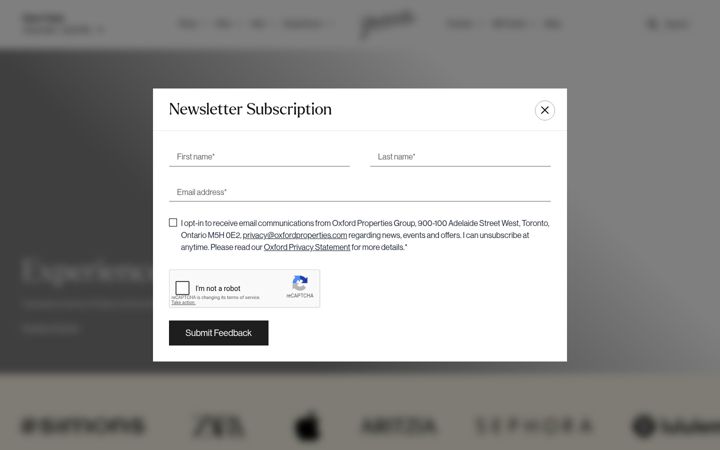 Captură de ecran a yorkdale.com