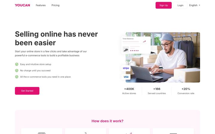 Screenshot of youcan.store