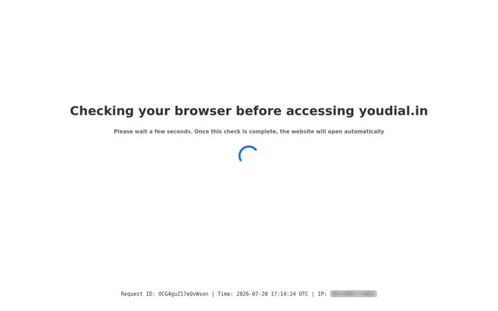 Screenshot of youdial.in