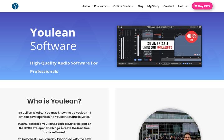 Screenshot of youlean.co