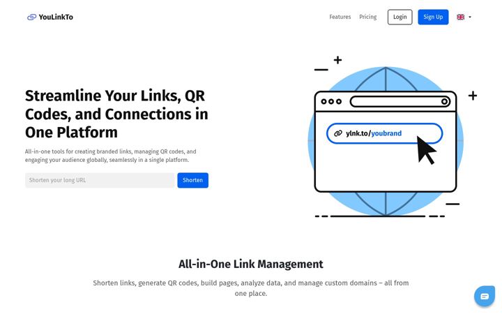 Screenshot of youlink.to
