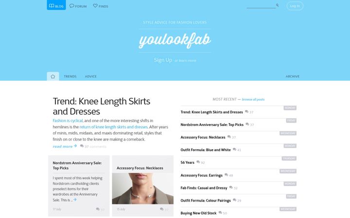 Screenshot of youlookfab.com