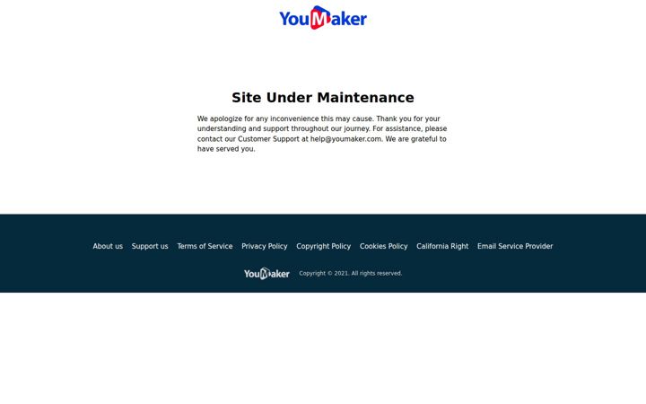 Screenshot of youmaker.com