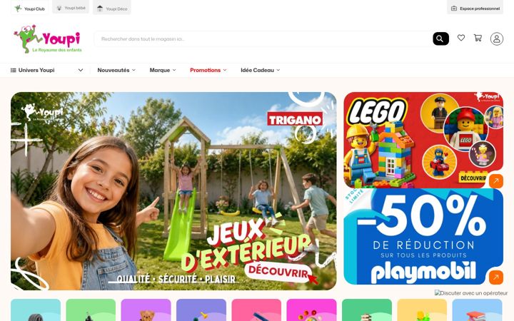 Screenshot of youpi.co.ma