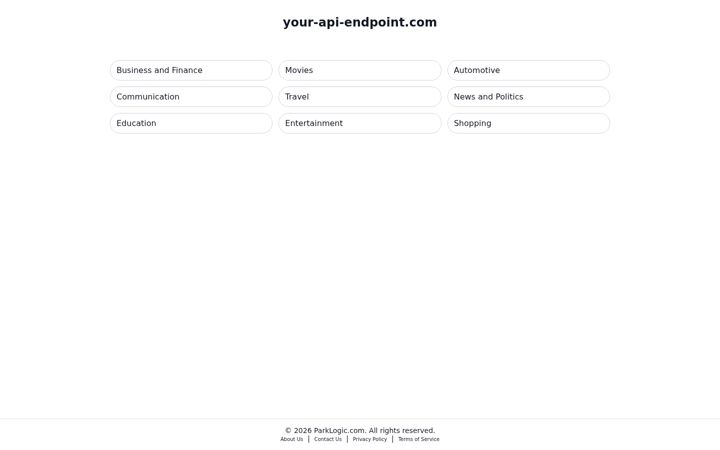 Screenshot di your-api-endpoint.com