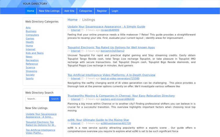 Screenshot of your-directory.com