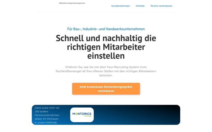 Skjámynd af your-recruiting.com