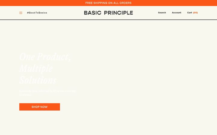 Screenshot of yourbasicprinciple.com