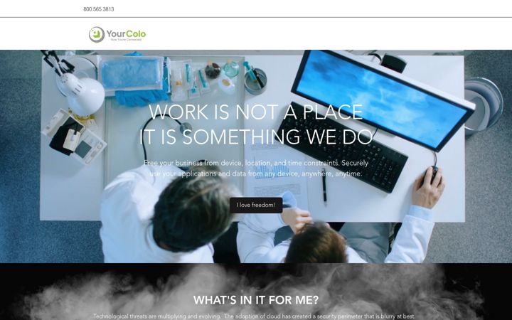 Screenshot of yourcolo.com