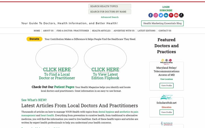 Screenshot di yourhealthmagazine.net