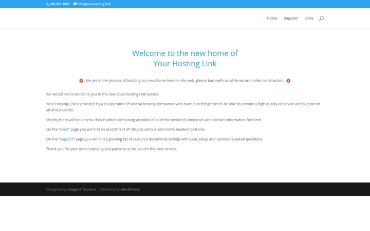 Capture d'écran de yourhosting.link