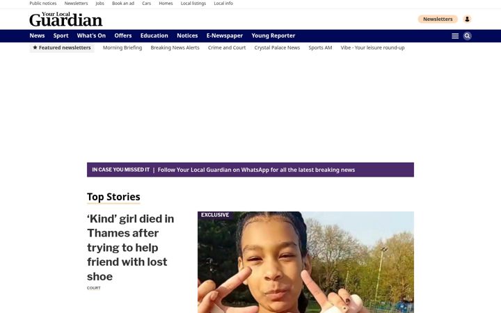 Screenshot of yourlocalguardian.co.uk