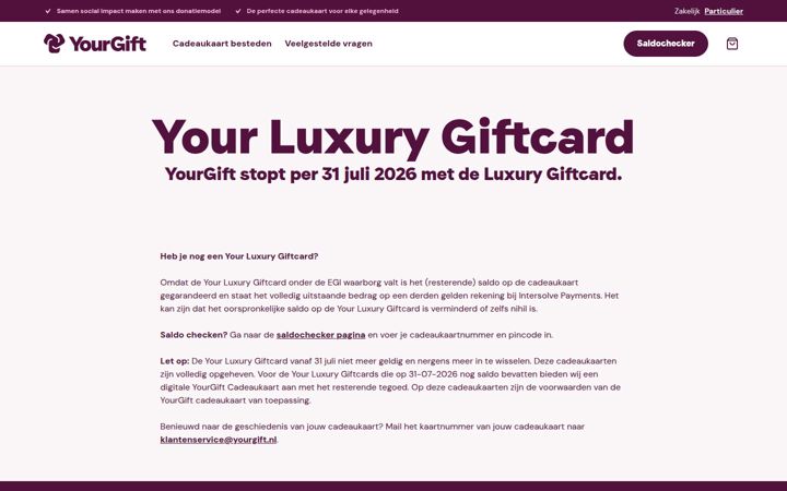 yourluxurygiftcard.nl