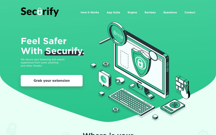 Screenshot of yoursecurify.com