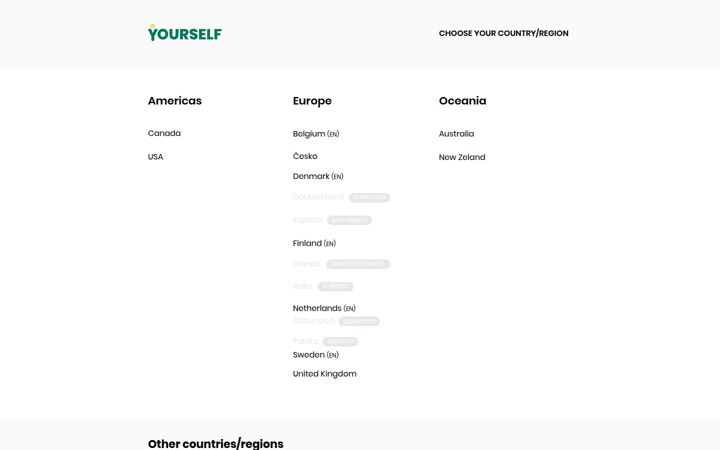 Screenshot of yourself.guide