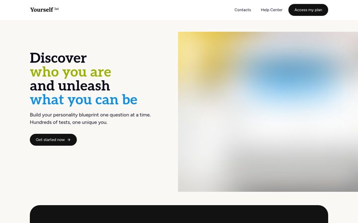 Screenshot of yourselfirst.com