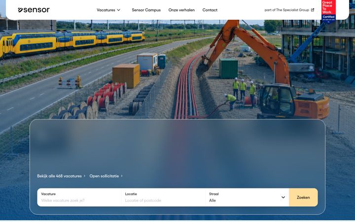 Screenshot of yoursensor.com