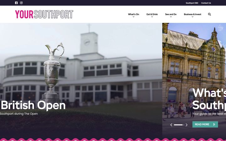 Screenshot of yoursouthport.com