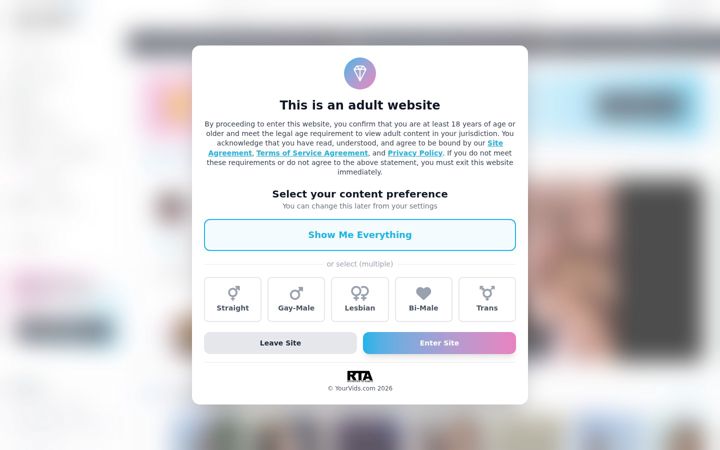Screenshot of yourvids.com