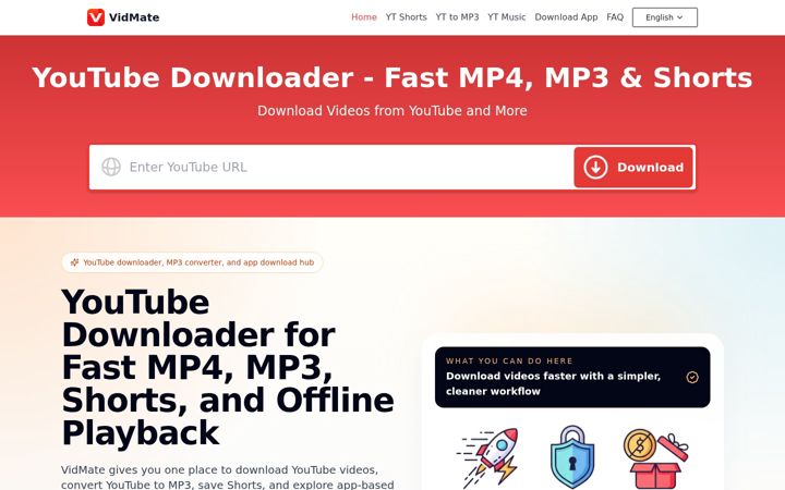 Screenshot of youtdownloader.com