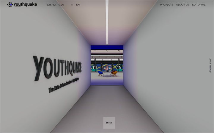 Posnetek zaslona youthquake.it