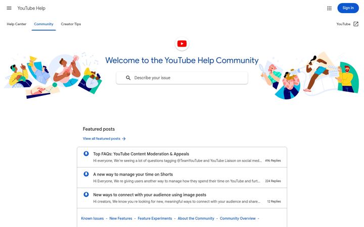 Screenshot of youtubemobilesupport.com