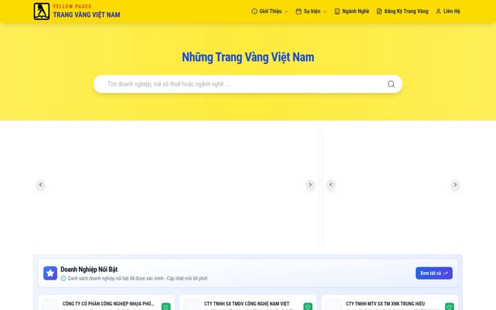 Screenshot of yp.vn