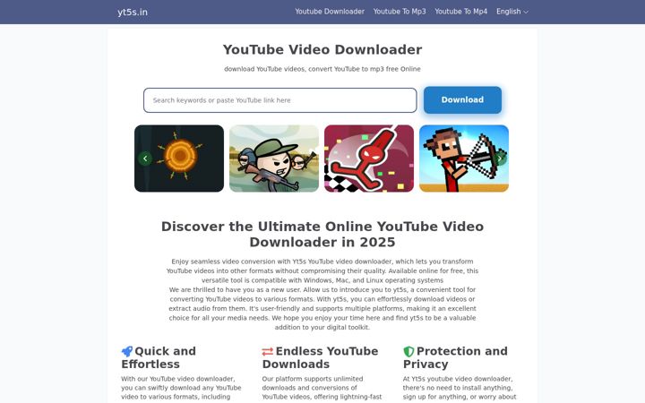 Screenshot of yt5s.in