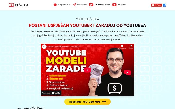 Screenshot of ytskola.com