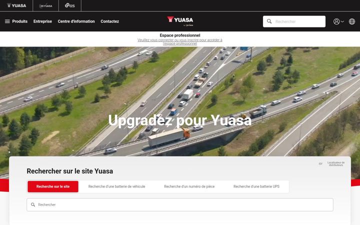 Képernyőkép: yuasa.fr
