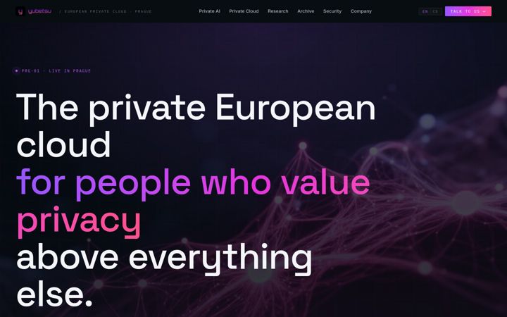 Screenshot of yubetsu.com