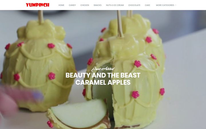 Екранна снимка на yumpinch.com